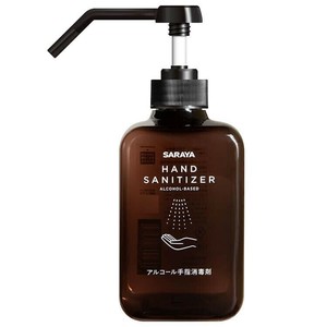 サラヤ 手指消毒用スタイリッシュボトル 500ml 21707