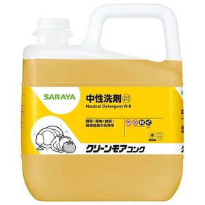 サラヤ 中性洗剤 クリーンモアコンク 5kg 32373