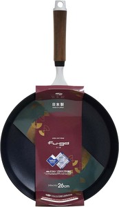 楓雅 フライパン 26cm 日本製 ガス火専用 FUG-F26 ウルシヤマ金属工業