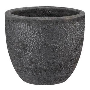 グリーンポット 植木鉢 ボルカーノ ラウンド Fブラック 33cm EB-VO3329BK