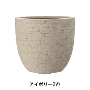 グリーンポット 植木鉢 クリフ エッグ アイボリー 33cm EB-CE3330IV