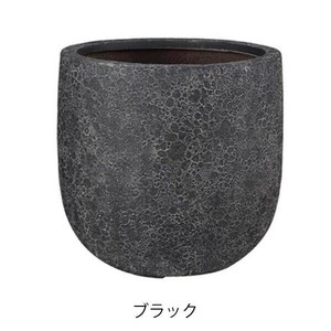 グリーンポット 植木鉢 ラヴァライト Uポット ブラック 32cm EB-VL3232BK