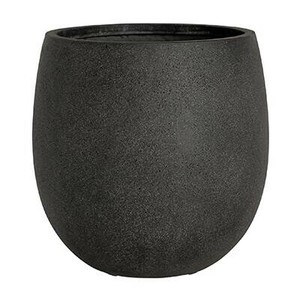 グリーンポット 植木鉢 プラスター バルーン ブラック 42cm EB-PT0142BK