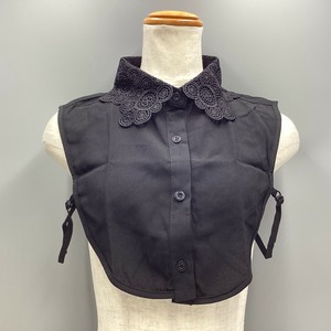 付け襟　刺繍　レース　フォーマル　お花　フラワー　ループ