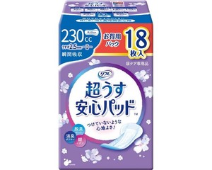 リフレ 超うす安心パッド お得用パック 230cc 17963→18414 18枚 361175 T0920