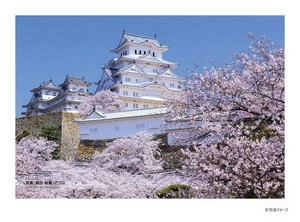 やのまん プリズムアートパズル プリズムプチ 風景 桜香しい姫路城 97-310