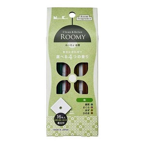 日本香堂 ROOMY Clean&Relax 和 アソート16本入 37173