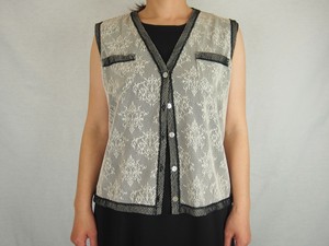 Vest/Gilet Flower [S/S NEW] Made in Japan
