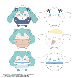 Pre-order Doll/Anime Character Plushie/Doll Hatsune Miku Cinnamoroll Box Set 6-pcs