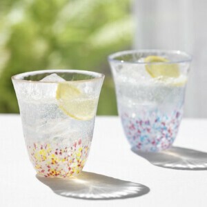 Adelia Cup/Tumbler Tsugaru Vidro Cherry Blossoms Sakura Made in Japan