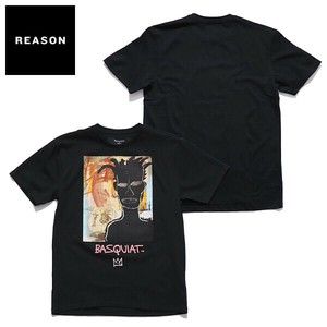 リーズン【REASON】JEAN-MICHEL BASQUIAT Tシャツ 半袖 ジャン＝ミシェル・バスキア 画家 絵画 アート
