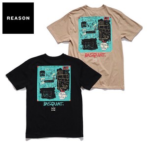 リーズン【REASON】JEAN-MICHEL BASQUIAT Tシャツ 半袖 ジャン＝ミシェル・バスキア 画家 絵画 アート
