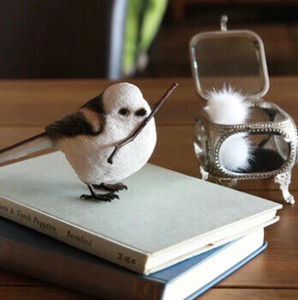 リアルなシマエナガのオブジェ BIRDIE BILL LONG-TAILED TIT（バーディ ビル ロング テイルド ティッド）
