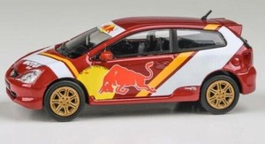 JADI B ホンダ シビック Type R EP3 01 No Good Racing LHD 1/64スケール PA55350
