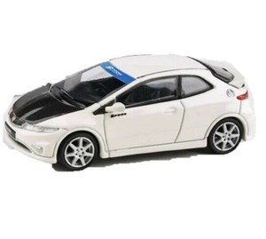 JADI B ホンダ シビック Type R FN2 07 ホワイト/カーボン RHD 1/64スケール PA65398