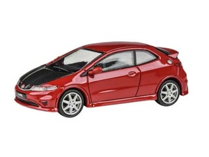 JADI B ホンダ シビック Type R FN2 07 レッド/カーボン LHD 1/64スケール PA55400