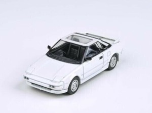 JADI トヨタ MR2 Mk1 85 スーパーホワイト RHD 1/64スケール PA65362