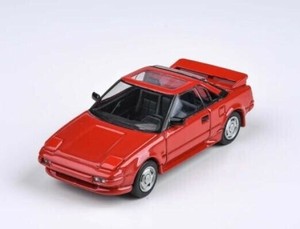 JADI トヨタ MR2 Mk1 85 スーパーレッド RHD 1/64スケール PA65361
