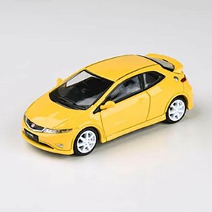 JADI ホンダ シビック FN2 Type R 07 サンライトイエロー RHD 1/64スケール PA65395