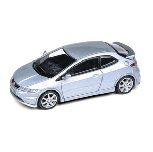 JADI ホンダ シビック FN2 タイプR アラバスターシルバーメタリック RHD 1/64スケール PA65394
