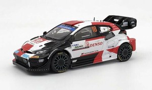 KBモデル トヨタ GR ヤリス Rally1 23ラリージャパン 18 T.Katsuta 1/43スケール RAM24SP001B