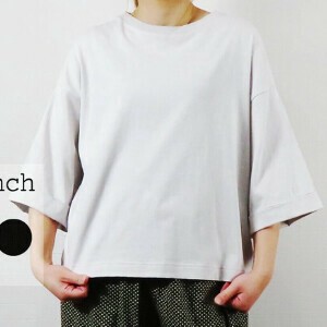 【2025新作】MVSコットン天竺　ワイドスリーブクロップド　Tシャツ