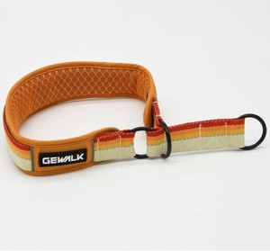 (ペット) GEWALK GW　ハーフ　チョーク　カラー　エコ オレンジ 3号 LGE104