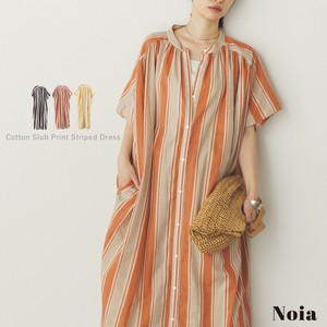 Pre-order Casual Dress Stripe Spring/Summer Cotton [2025 NEW] Made in India