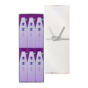 日本香堂 青雲バイオレット 進物型サック6入 包装品 25102