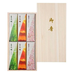 日本香堂 天壇 2種入/ローソク 進物桐箱 包装品 26501