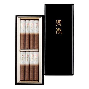日本香堂 特撰 嵯峨野 塗箱短寸8入 65541