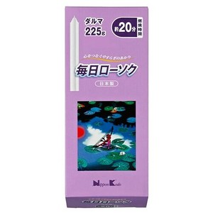 日本香堂 毎日ローソク ダルマ 225g 95513