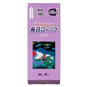 日本香堂 毎日ローソク 豆粒 約180本入 95505