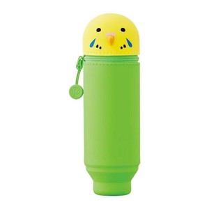 LIHIT LAB.(リヒトラブ)　PuniLabo　スタンドペンケース　セキセイインコ　A-7712-9
