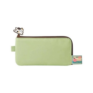 LIHIT LAB.(リヒトラブ)　フラットペンポーチ　ピスタチオグリーン　A-2221-7