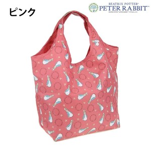 優美社 0634-00  (ピーターラビット(TM))  コンパクトショッピングバッグ(M)  ピンク