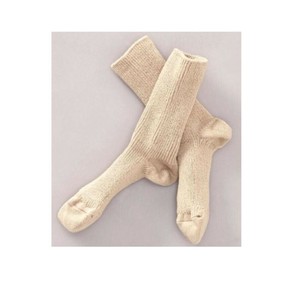 ハヤブサ ゆるリブソックス　綿 サンドベージュ 約22cm〜26cm YB0001-23-21