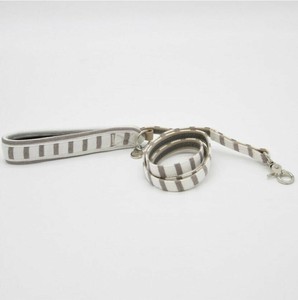 (ペット) Gemelli Dog ナチュラルボーダーリーシュ ベージュ M LGW462