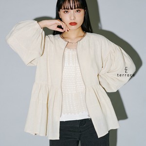 バルーンスリーブぺプラムジャケット