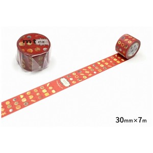 【カモ井加工紙】mt ex 焼き菓子R(30mm×7m)  / マスキングテープ