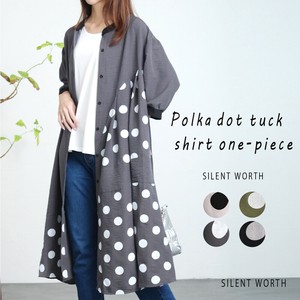 Casual Dress Shirt Dress Polka Dot [2025 NEW]