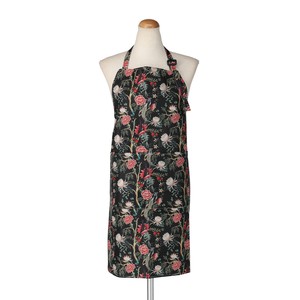 围裙 黑 花朵