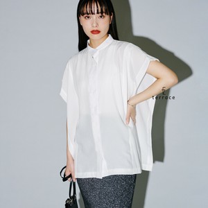 再入荷【予約販売6月中旬出荷】スクエアバンドカラーシャツ