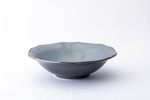 ≪メーカー取寄≫ノワール 浅鉢［日本製 美濃焼 食器 ］