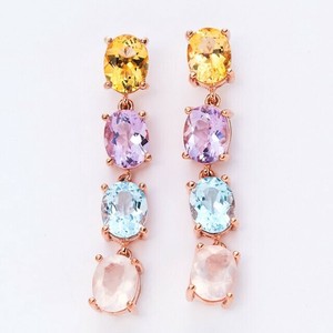 Pierced Earrings Silver Post