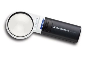 エッシェンバッハ　mobiluxLED+mobase　LEDワイドライトルーペ&専用スタンド　60mmΦ(3倍)　1511-2M