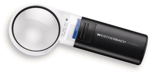エッシェンバッハ　mobiluxLED+mobase　LEDワイドライトルーペ&専用スタンド　60mmΦ(4倍)　1511-41M