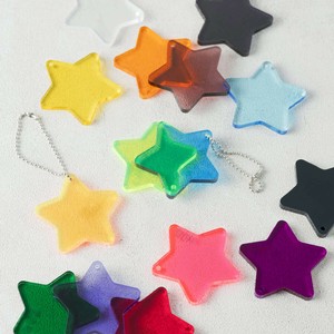 Key Ring Star 14-colors Made in Japan