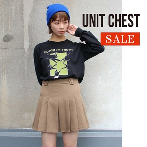【GWセール】ハンドメイド作家 コラボ ロンT BLOOM T-shirt ユニセックス/UNIT CHEST