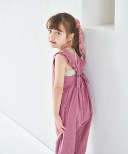 Kids' Overall Salopettes Double Gauze Cross Back 100% Cotton